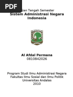 Download Al Afdal Permana Ujian Tengah Semester Sistem Administrasi NEgara Indonesia  by Al Afdal Permana SN31459145 doc pdf