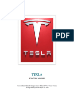 Tesla: Asawari Patil - Dinesh Pushpavanam - Helen Di Wu - Vineet Verma Strategic Management - April 22, 2016