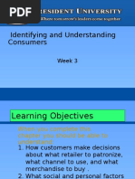 Identifying and Understanding Consumers: Week 3