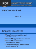 Week 4 Merchandising