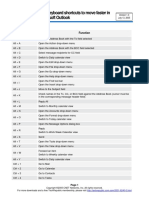 80+ Keyboard Shortcuts To Move Faster in Microsoft Outlook: Keystroke Function