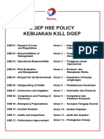 Dgep Hse Policy