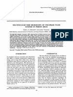 Multinuclear NMR Microscopy of Two Phase Fluid Systems in Porous Rock 1996 Magnetic Resonance Imaging