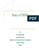 Chapter 1 Basics of DBMS PDF