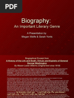 Download Biography Genre Presentation by sryonts SN31460542 doc pdf