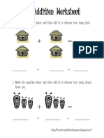 African Addition Worksheet