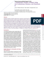 MEGA5: Molecular Evolutionary Genetics Analysis Using Maximum Likelihood, Evolutionary Distance, and Maximum Parsimony Methods