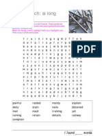 Word Search: Ai Long Sound: I Found - Words