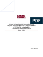 NDIA Standard for Earned Value Management Systems