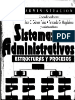 Sistemas Administrativos Estructuras y Procesos Fulao1 PDF