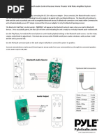 Pwpbt67: In-Wall Bluetooth Audio Control Receiver Home Theater Wall Plate Amplified System