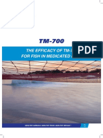 The Efficacy of TM-700 For Fish in Medicated Feed To Control Mortality C...