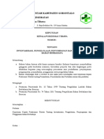 SK Inventarisasi, Pengelolaan, Penyimpanan Dan Penggunaan Bahan Berbahaya