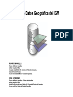 Base de Datos Geográfica Del IGM 05