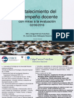 Hacia La Evaluación Del Desempeño Docente