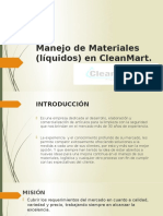 Manejo de Materiales (Líquidos) en CleanMart