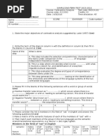 CA Sample End Term Test 2016