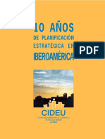 Cideu 10 Años de Planificación Estratégica en Iberoamérica.