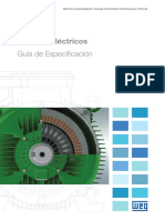 Grupo WEG - Unidad Motores Jaragua Do Sul “Especificación de Motores Eléctricos”; SC - Brasil, 2016