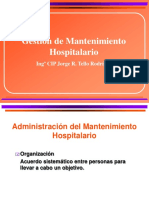 Gestion Mantenimiento Hospitalario 2015