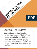 Límites y Pautas de Conducta