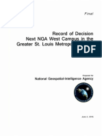 Record of Decision - Next NGA West Campus in the Greater St. Louis Metropolitan Area