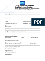 Henry Ford Wyandotte Hospital Student Application