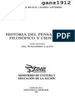 REALE, G. & ANTISERI, D. - Historia Del Pensamiento T. II