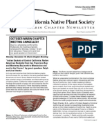 October-December 2008 Newsletter Marin Chapter, California Native Plant Society