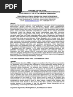 Download EVALUASI POSTUR KERJA  DENGAN MENGGUNAKAN METODE QUICK EXPOSURE CHECK QEC by lee_nez SN314654129 doc pdf