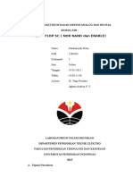 Laporan 13 Flip-Flop SC (NAND, NOR Dan ENABLE) Egi Baihaqi 1305869