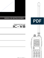 Manual Icom IC v8 Esp