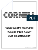 EDR 10-339 Installation Instructions Fire Door Cornell-Espanol