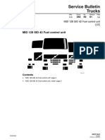 Volvo Truck Fuel Control Unit Service Bulletin
