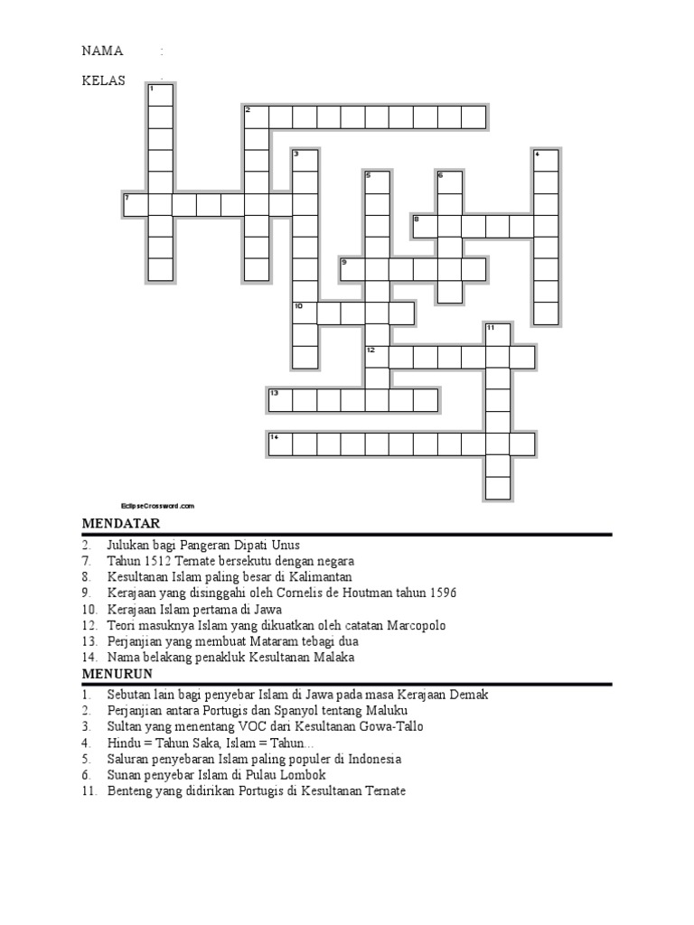Tts Sejarah Kelas 10 Dunia Sekolah ID
