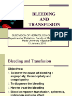 Kuliah Bleeding and Transfusion 2010