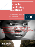 Water in Developing Countries