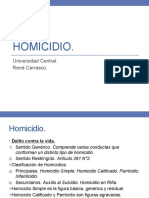 Homicidio Penal III. Ucen.