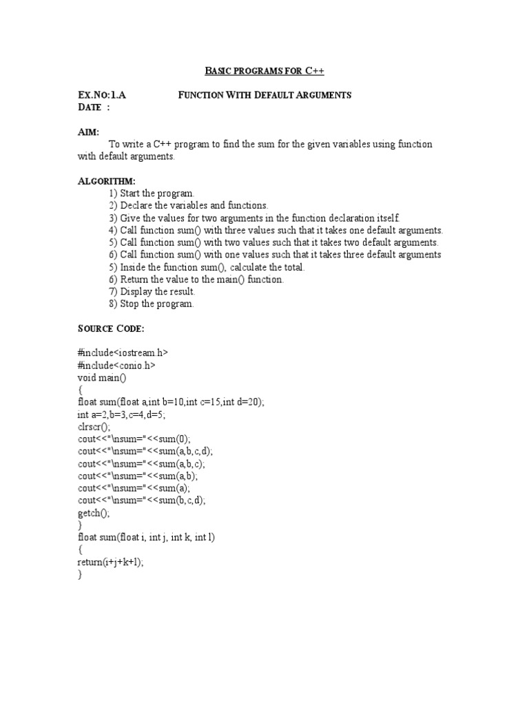 Oops Lab Manual | PDF | Parameter (Computer Programming) | Subroutine
