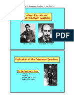 Albert Einstein & Alexandre Friedmann 4 PP of Slides