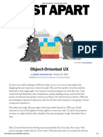 Object-Oriented UX An A List Apart Article PDF