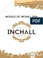 Module and Syllabus of INCHALL 2016