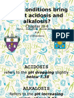 What Conditions Bring About Acidosis and Alkalosis?: Chapter III-4