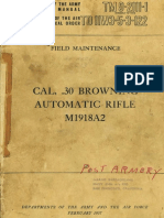 (1957) TM 9-2111-1 Field Maintenance Cal. 30 Browning Automatic Rifle M1918A2