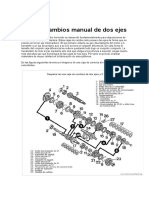 Caja de Cambios Manual de Dos Ejes