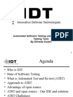 Automated Software Testing Using Open Source Testing Tools by Elfriede Dustin