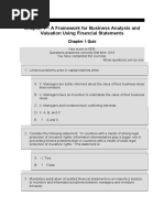 FSA IFRS Test Questions