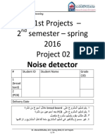 EE 1st Projects - Project 02 - Noise Detector