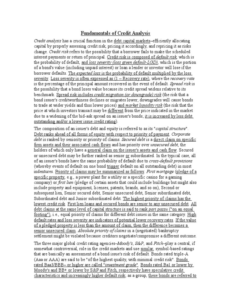 Cfa Level 1 Fundamentals Pdf High Yield Debt Bonds Finance