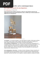 Reflexiones Sobre Arte Contemporáneo